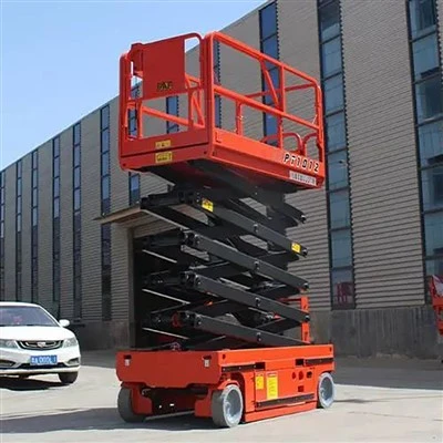 Hluav taws xob Hydraulic Scissor Nqa Platform Kev muag khoom